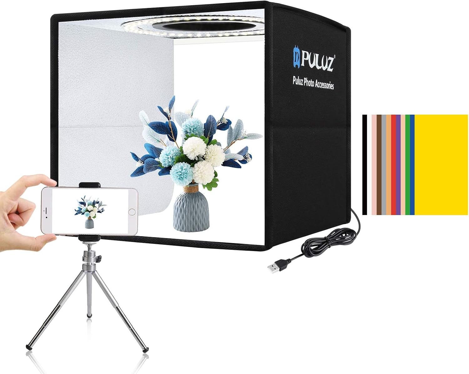 Led Light Panel Stream - ضوء فيديو LED RGB مع تحكم