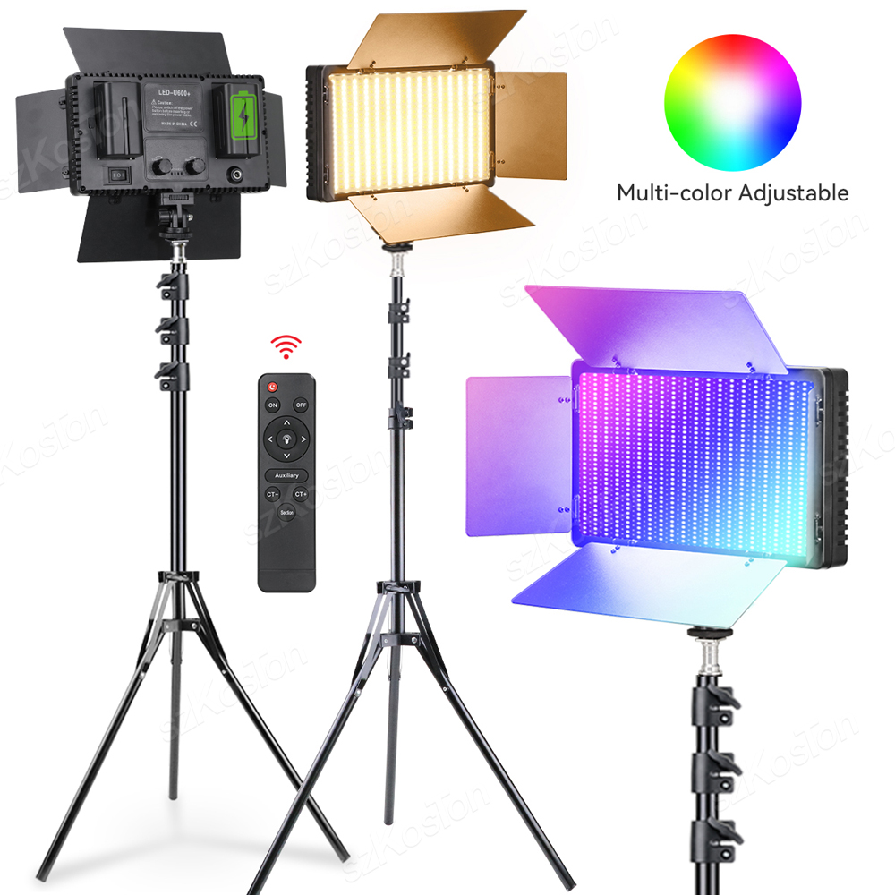 Led Light Panel Stream - لوحة إضاءة التعبئة LED للتصوير RGB