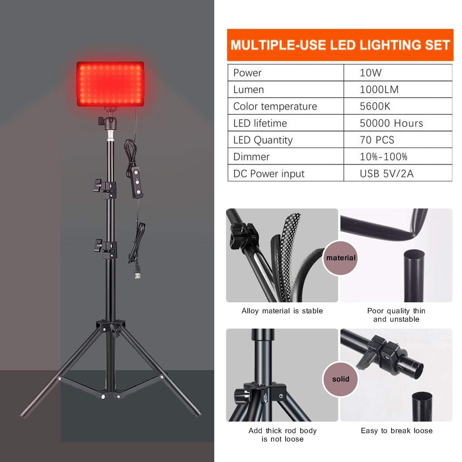 LED التصوير الفيديو الضوئي لوح - مراجعة Led Light Panel Stream وسعره