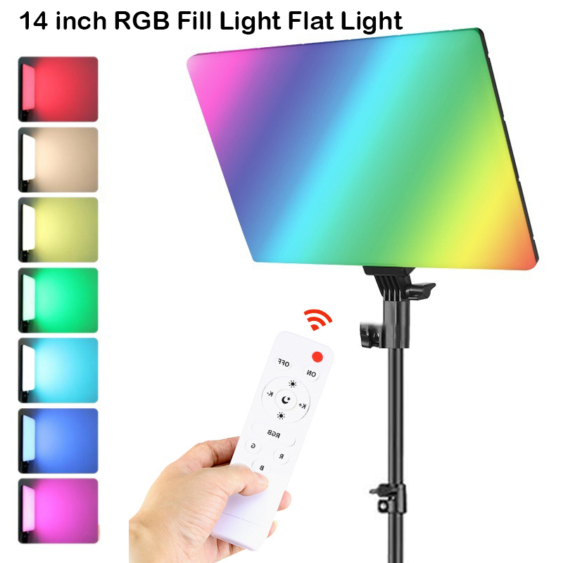 RGB 14 ''LED الفيديو الضوئي ال - مراجعة Led Light Panel Stream وسعره