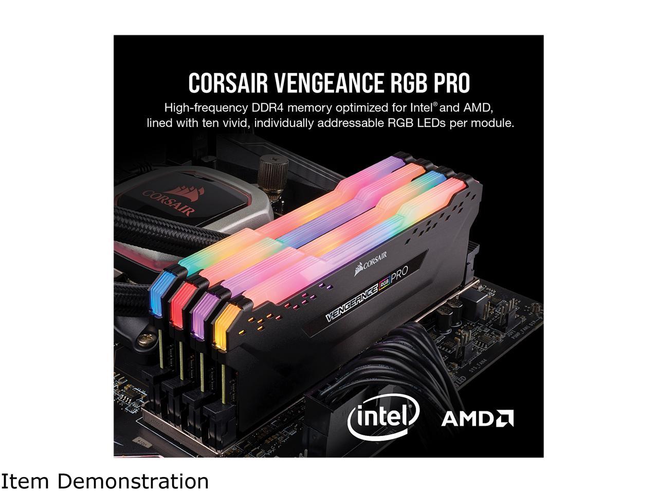 ذاكرة كورسير فينجنس آر جي بي ب - مراجعة Corsair Ram Vengeance 16Gb وسعره