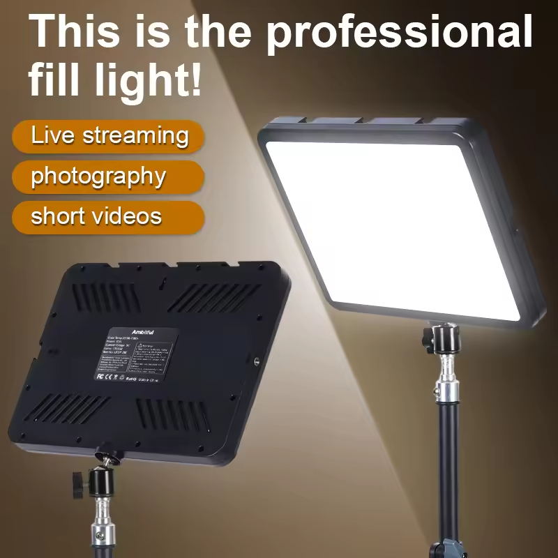إضاءة فيديو Ambitful بـ 280 مص - مراجعة Led Light Panel Stream وسعره