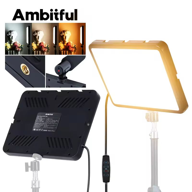 إضاءة فيديو Ambitful بـ 280 مص - مراجعة Led Light Panel Stream وسعره