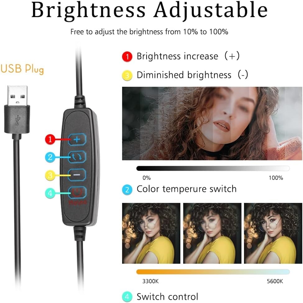 8 بوصة استوديو الصور LED 3000- - مراجعة Led Light Panel Stream وسعره