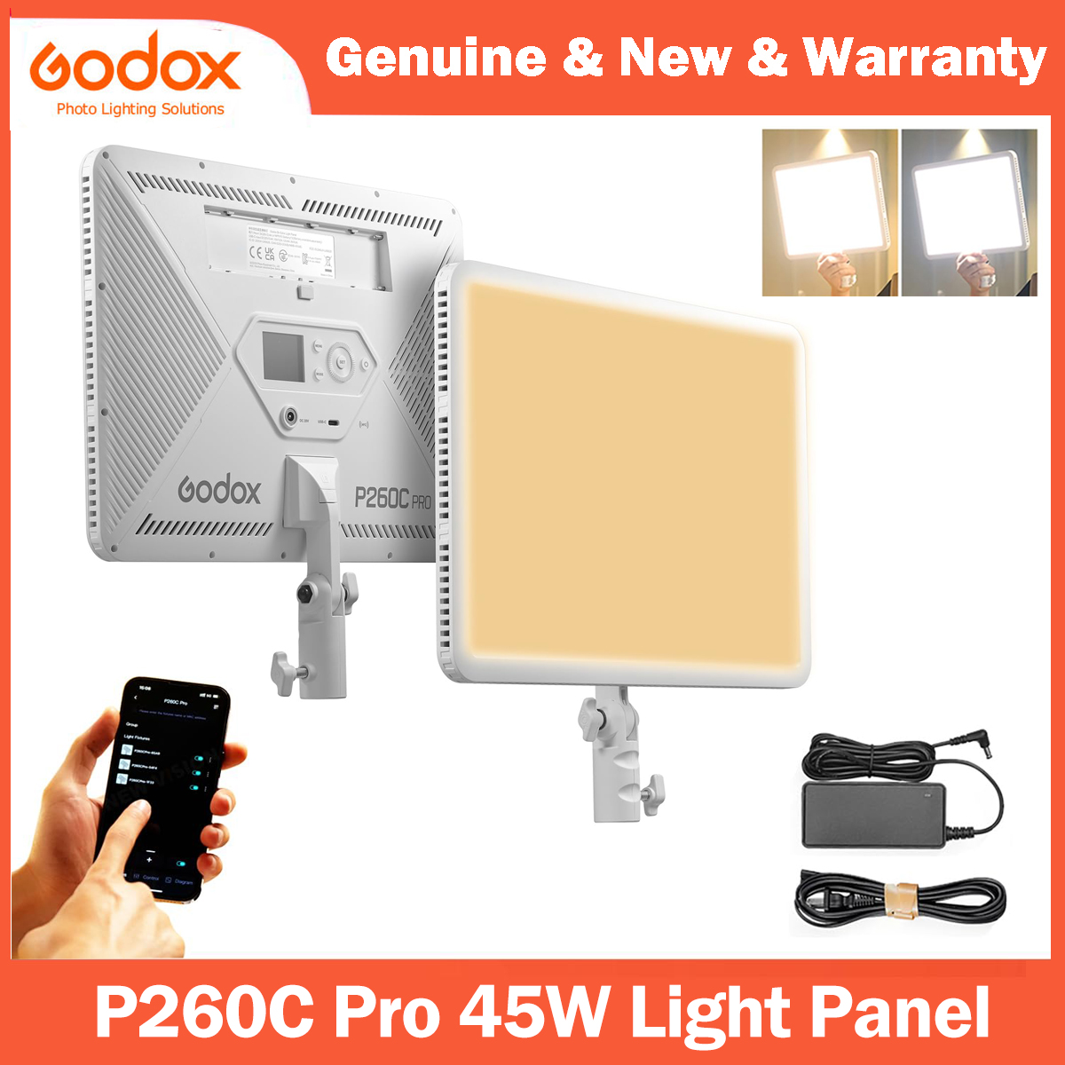 Godox P260C Pro LED لوحة إضاءة - مراجعة Led Light Panel Stream وسعره