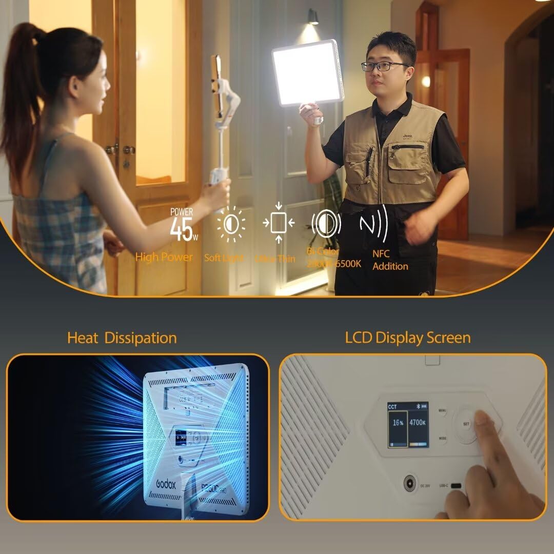 Godox P260C Pro LED لوحة إضاءة - مراجعة Led Light Panel Stream وسعره